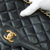 Chanel Vintage Double Flap 24k ghw