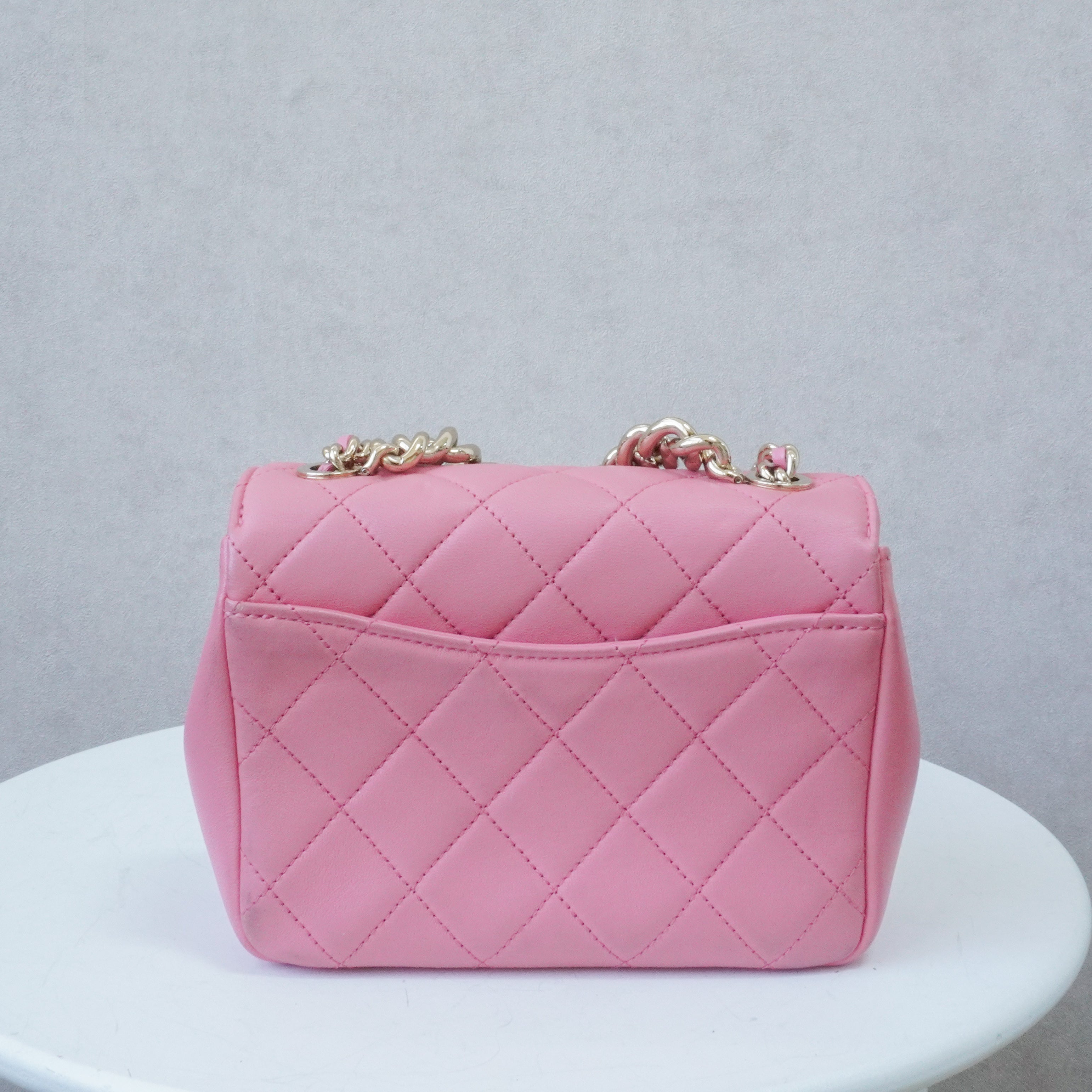 Chanel Coco Mark Rhinestone Pink Crossbody Bag