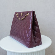Chanel Matelasse Tote Burgundy (1997-1999)