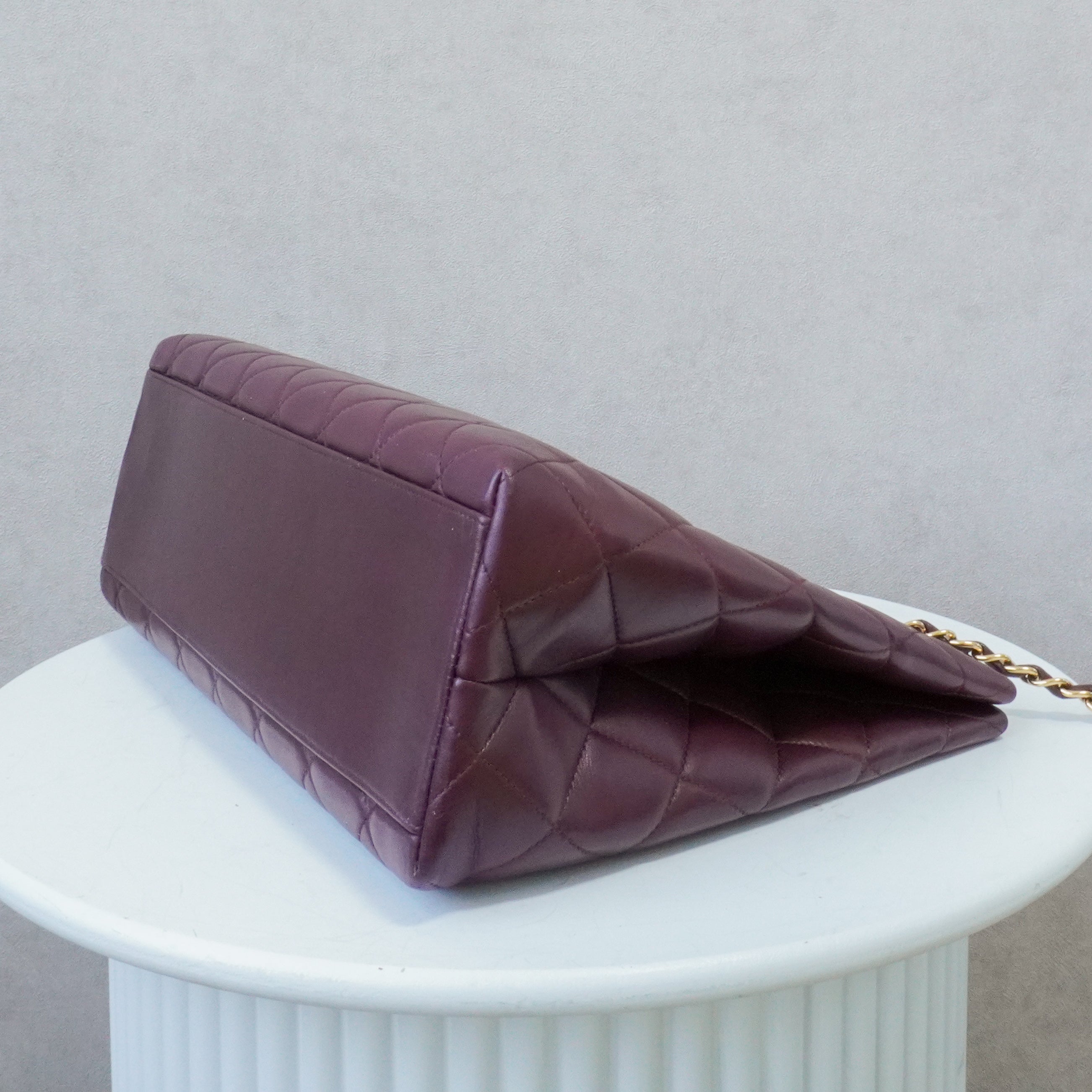Chanel Matelasse Tote Burgundy (1997-1999)