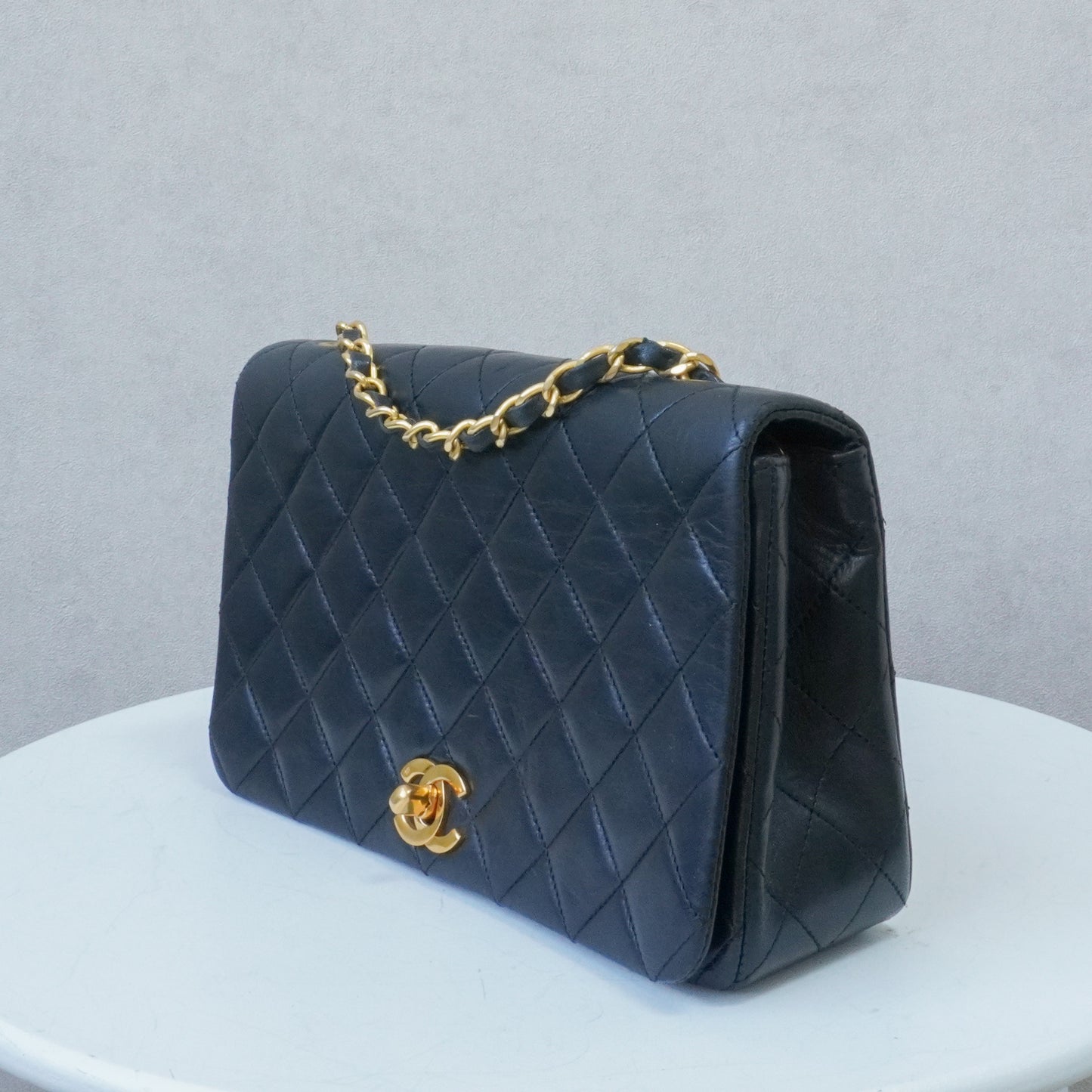 Chanel Classic Full Flapbag Small 24k ghw (1989-1991)
