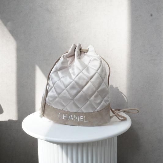 Chanel Matelasse Satijnen rugzak