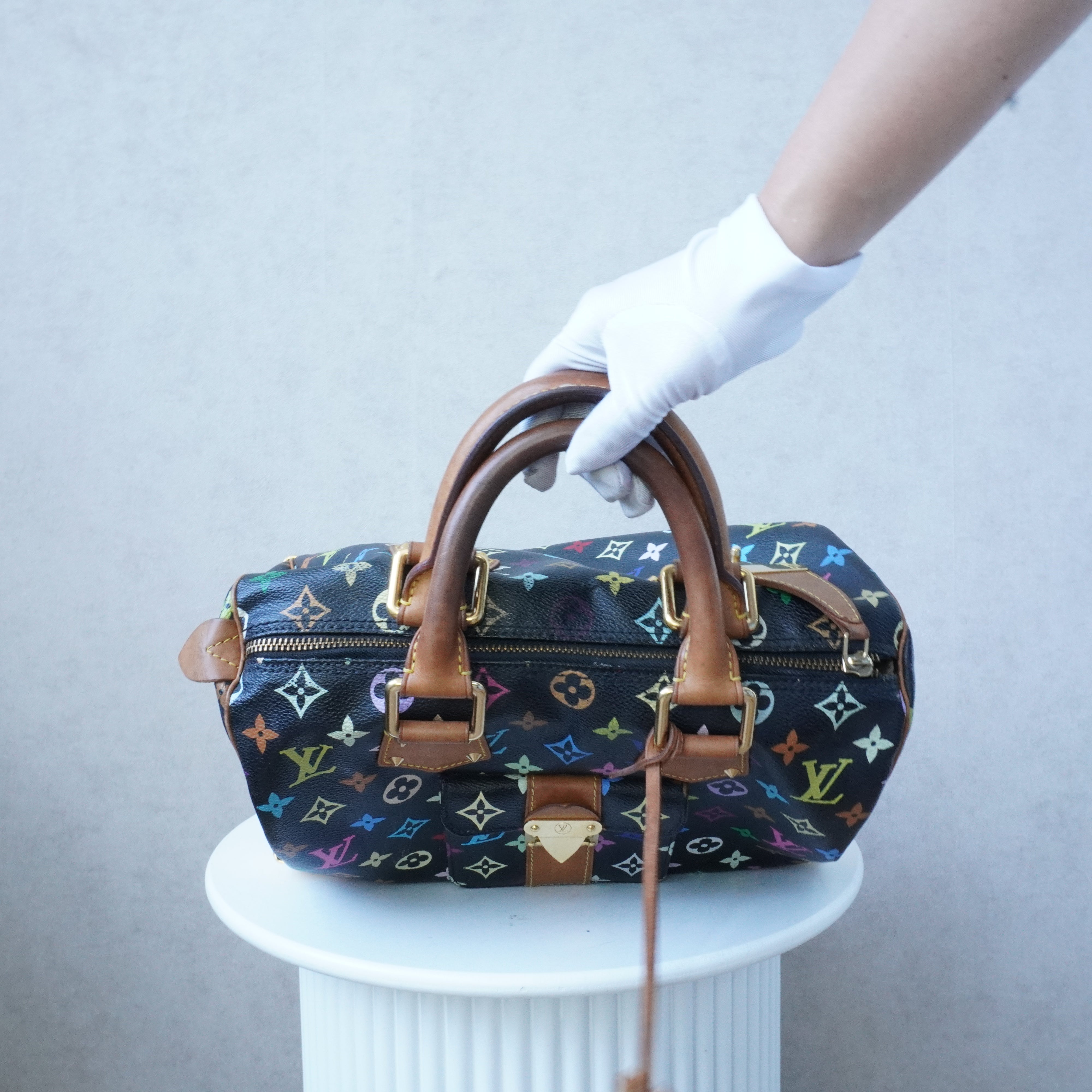 Louis Vuitton Speedy 30 Multicolor Noir