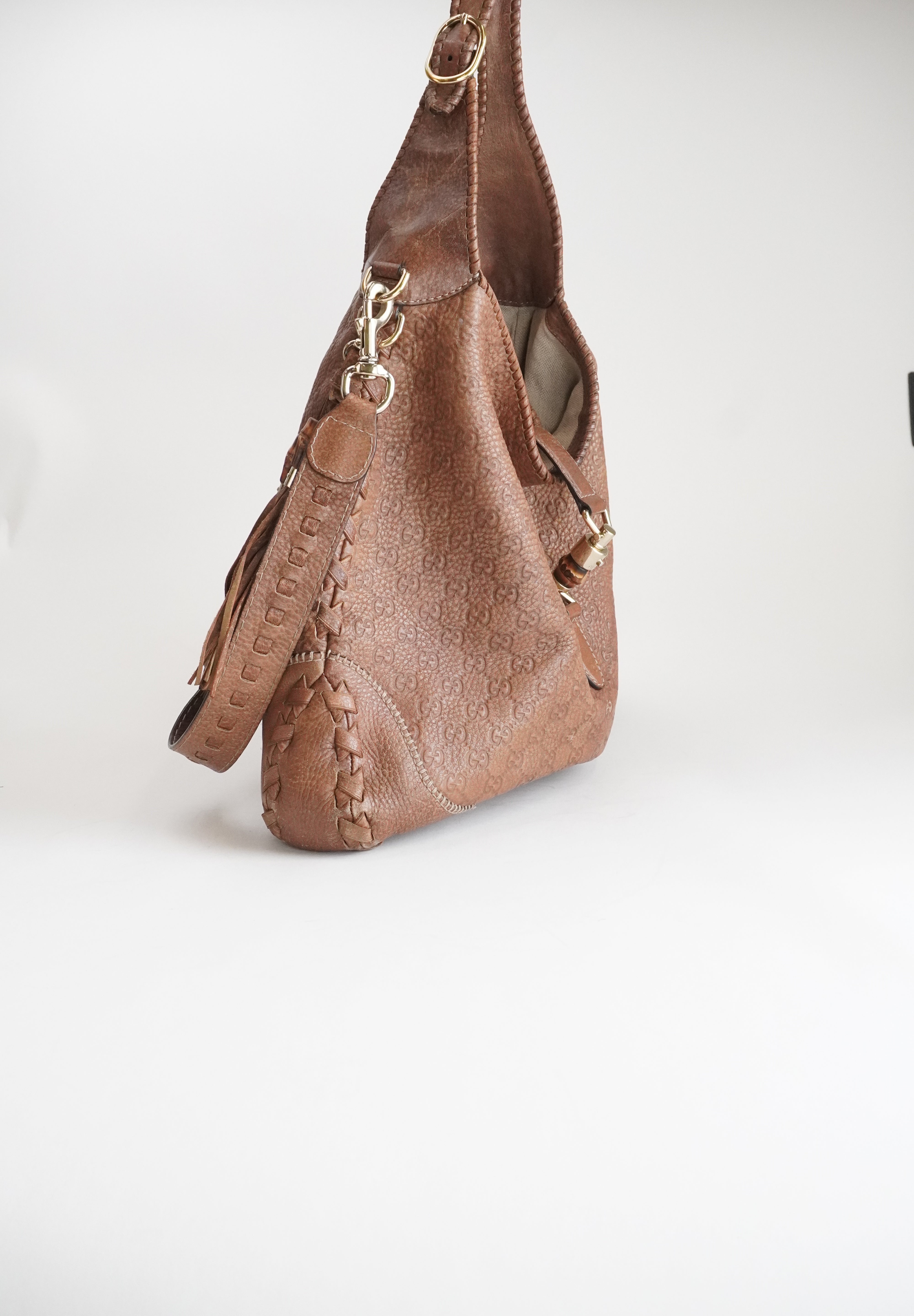 Gucci Babouska Bamboo Hobo