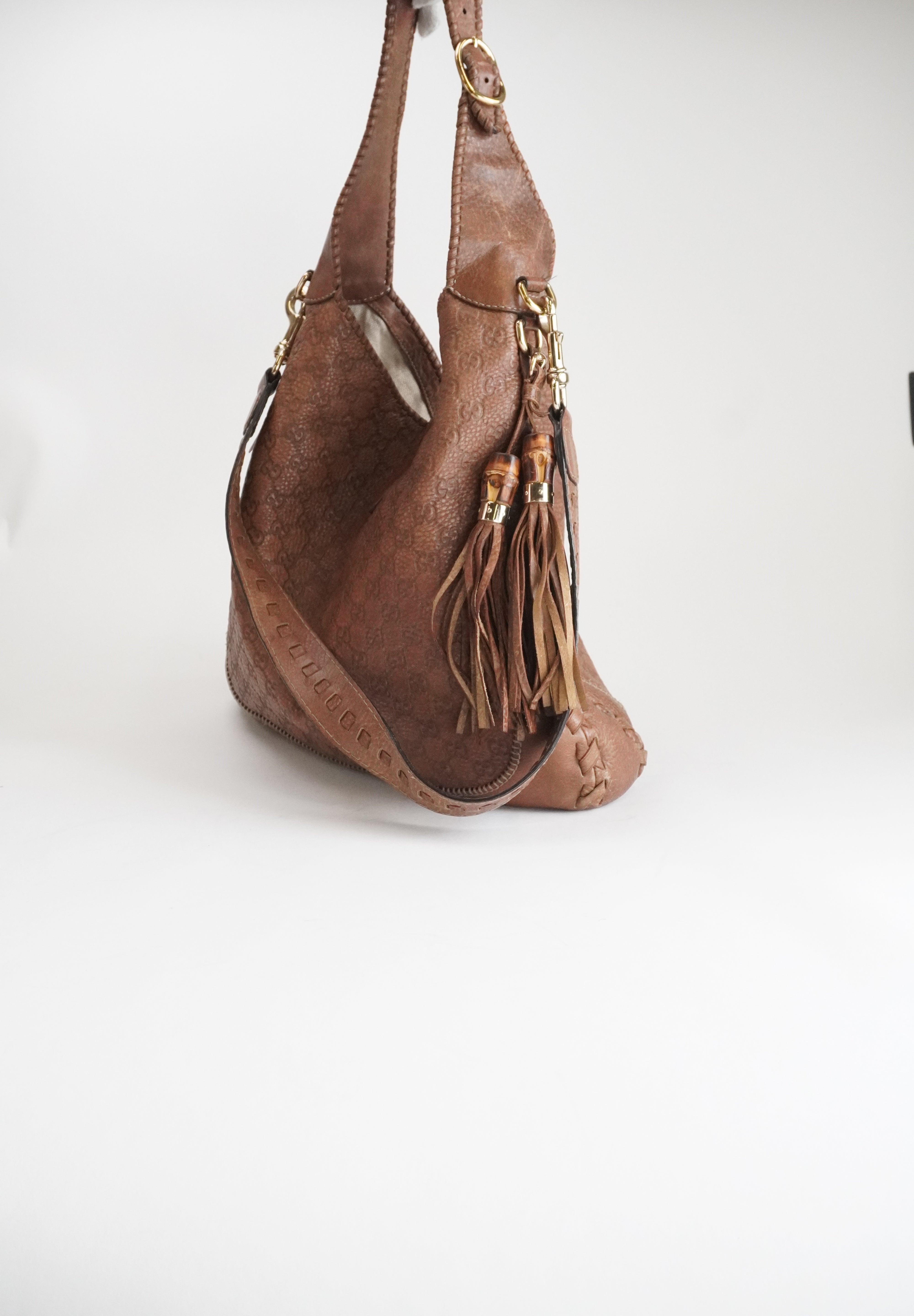 Gucci Babouska Bamboo Hobo