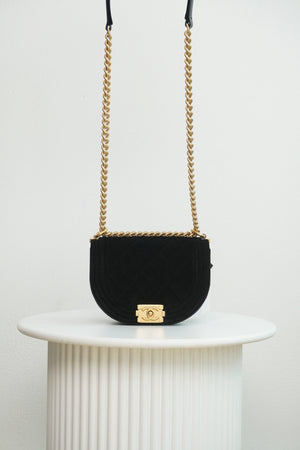 Chanel Boy Bag Half Moon Mini
