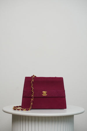 Chanel Trapeze single flapbag crossbody (1989-1991)