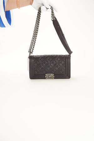 Chanel Boy Bag Medium Aubergine