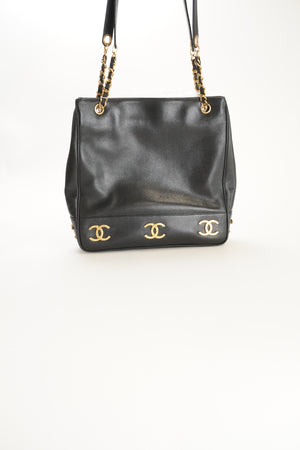 Chanel Caviar tote 8x CC