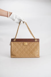 Chanel Timeless Caviar Wood Tote
