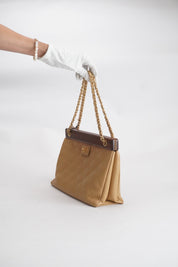 Chanel Timeless Caviar Wood Tote