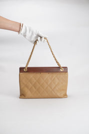 Chanel Timeless Caviar Wood Tote