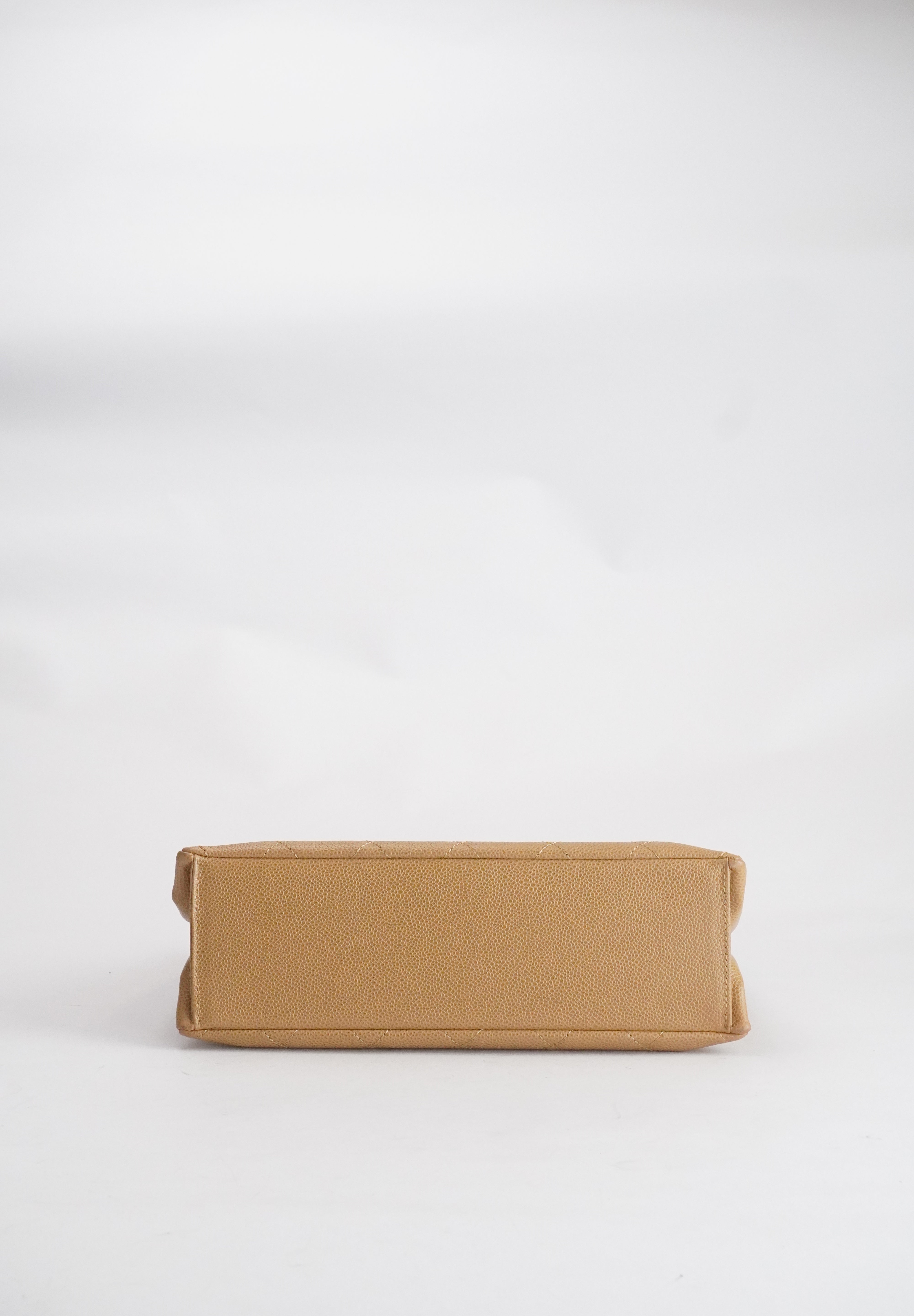 Chanel Timeless Caviar Wood Tote
