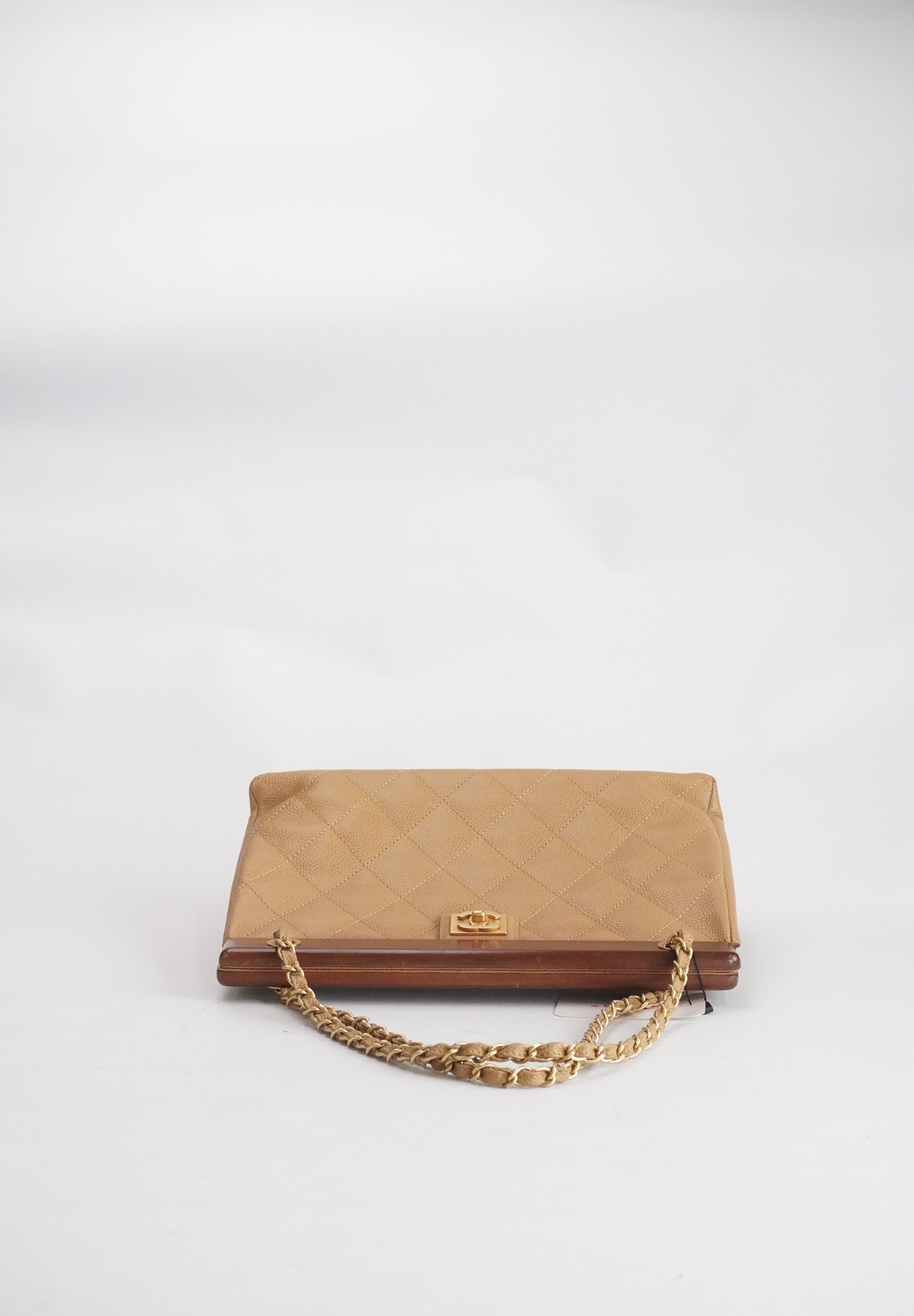 Chanel Timeless Caviar Wood Tote