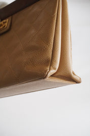 Chanel Timeless Caviar Wood Tote