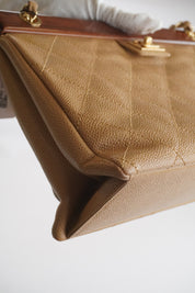 Chanel Timeless Caviar Wood Tote