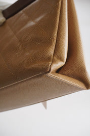 Chanel Timeless Caviar Wood Tote