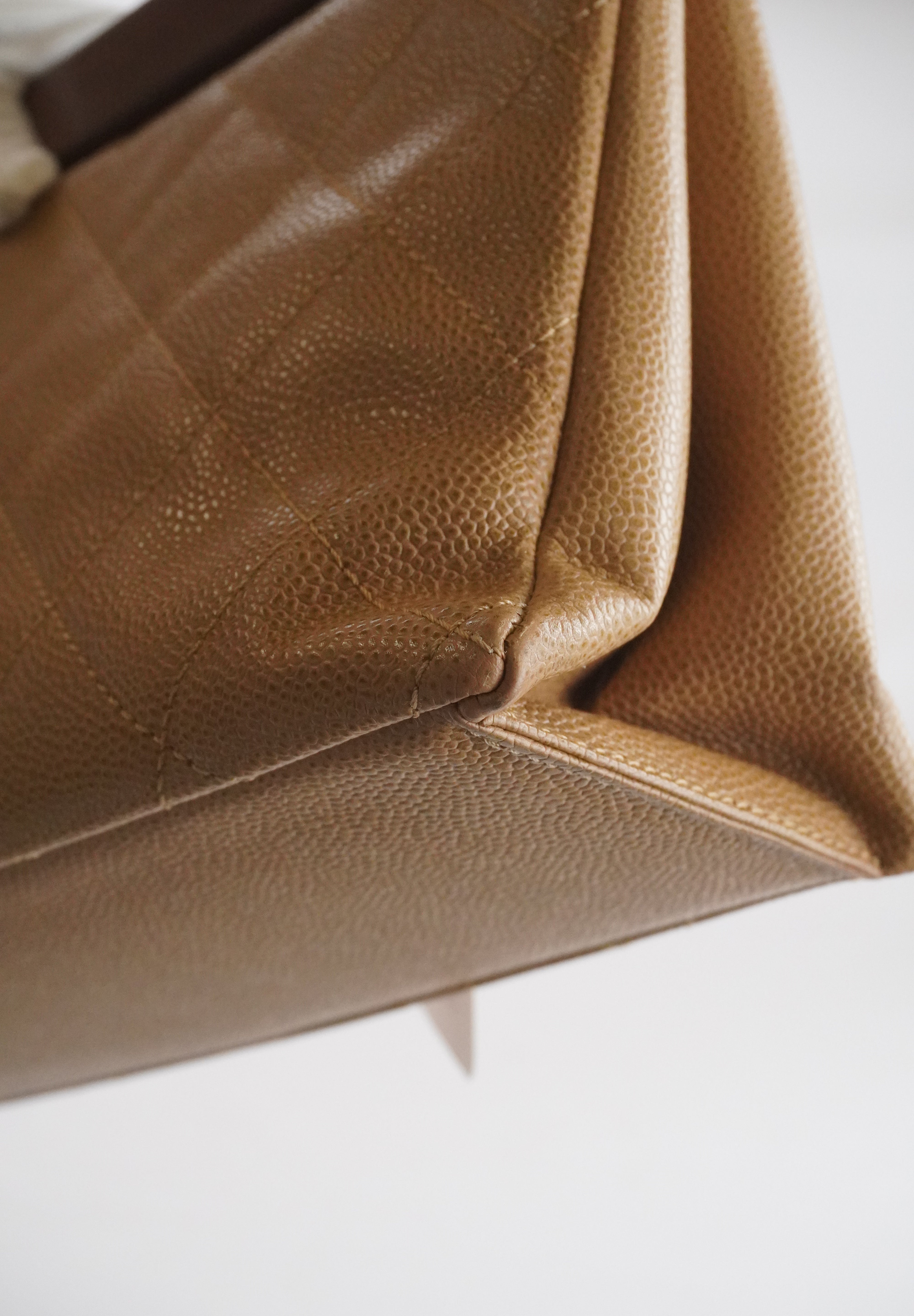 Chanel Timeless Caviar Wood Tote