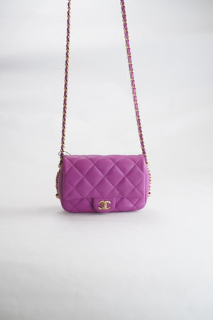 Chanel Flapbag Purple