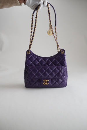 Chanel Hobo patent leather