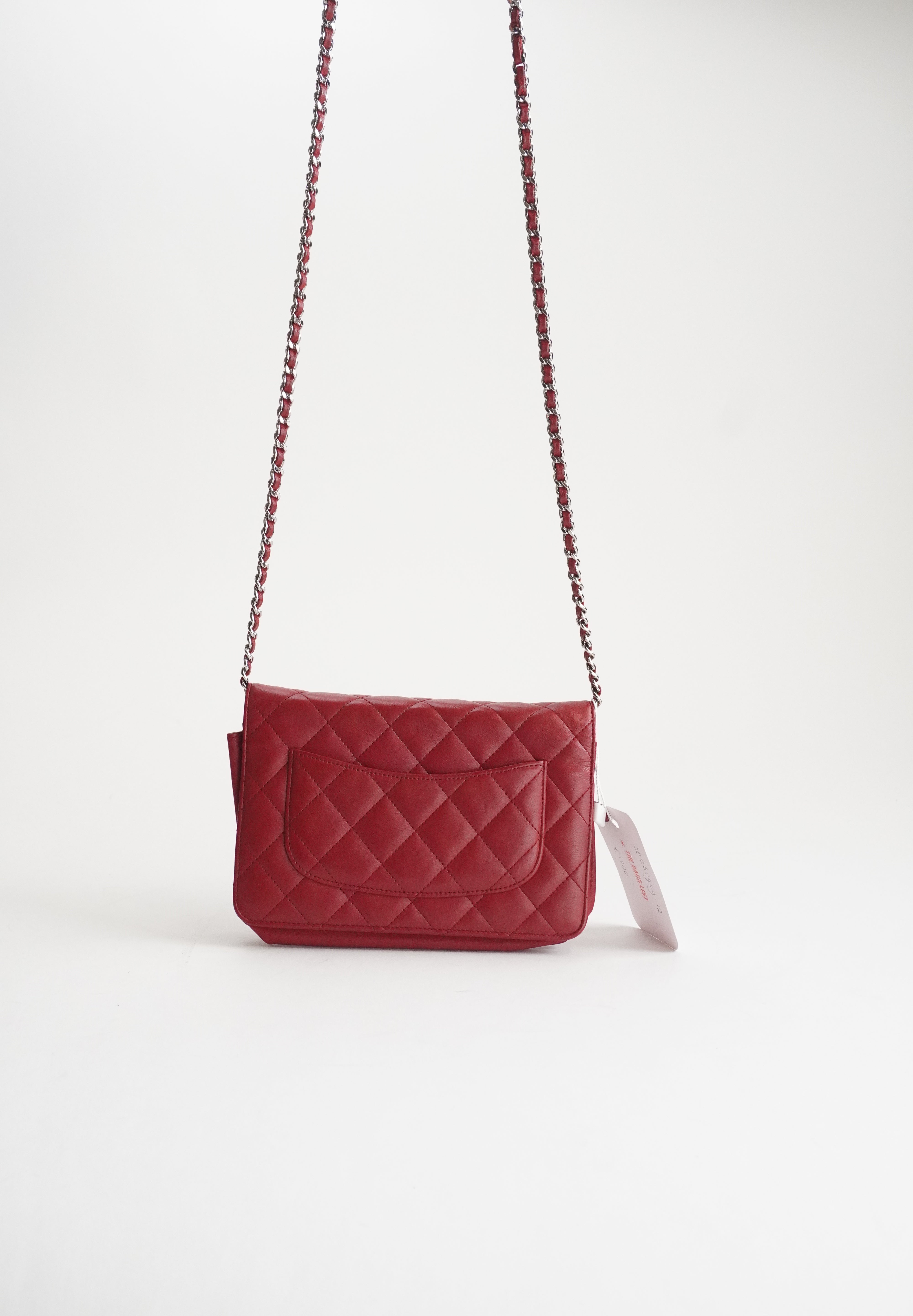 Chanel WOC Burgundy lambskin