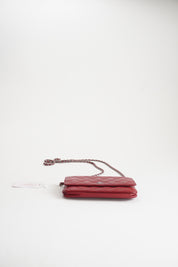 Chanel WOC Burgundy lambskin
