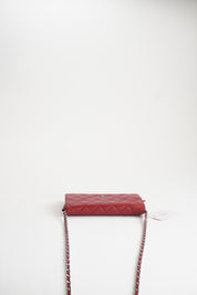 Chanel WOC Burgundy lambskin