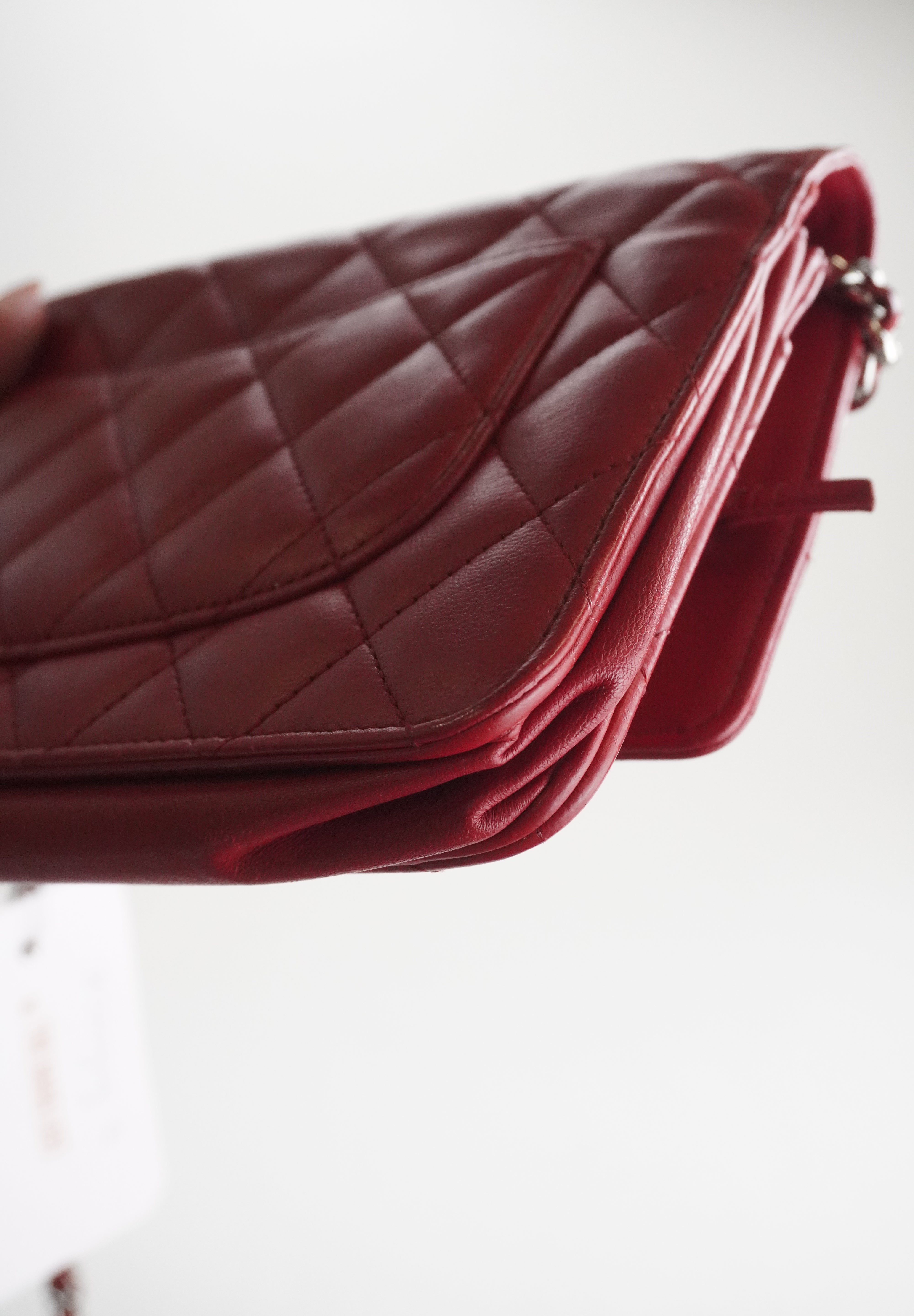 Chanel WOC Burgundy lambskin