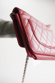 Chanel WOC Burgundy lambskin