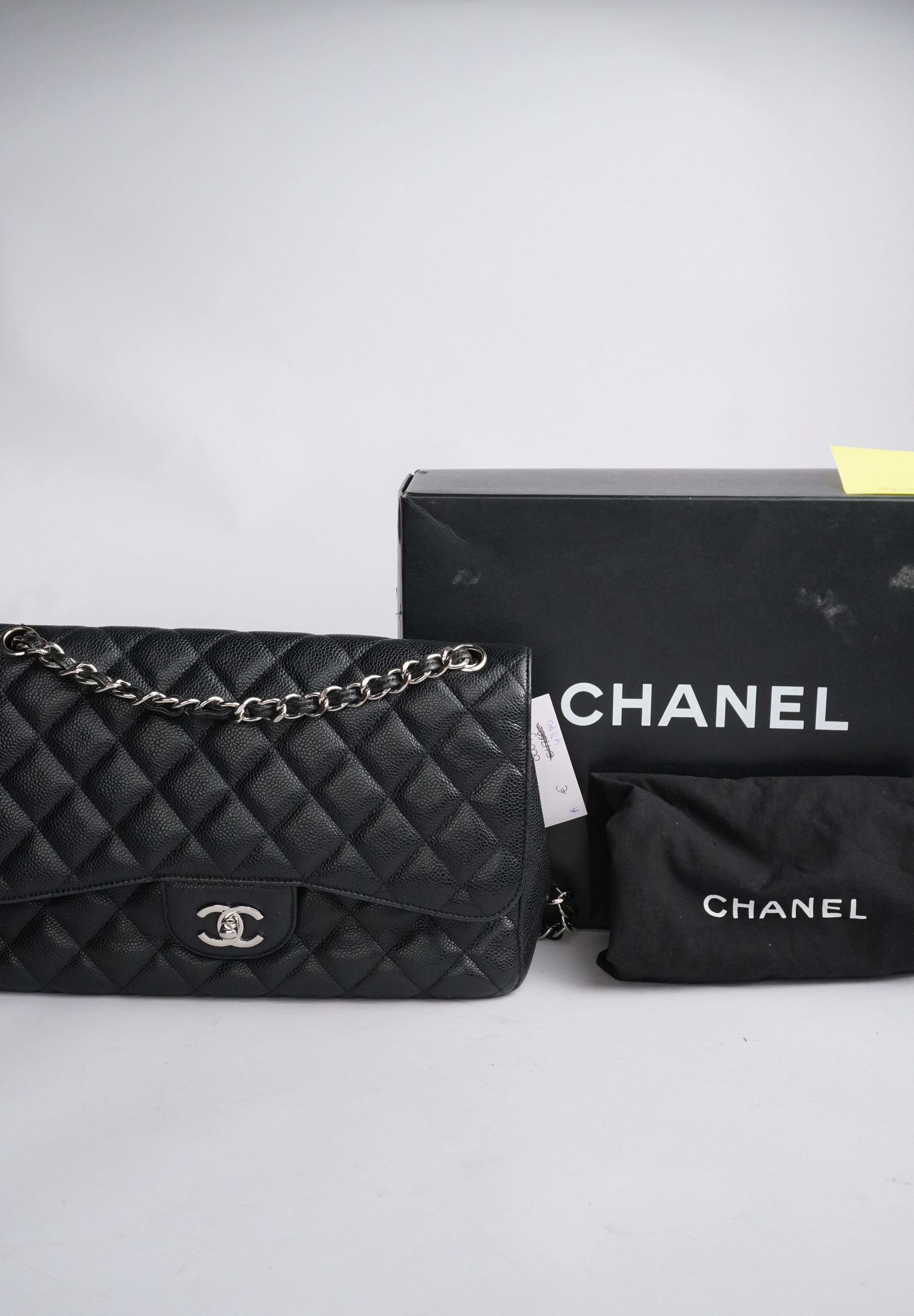 Chanel Classic Double Flapbag Jumbo Caviar SHW