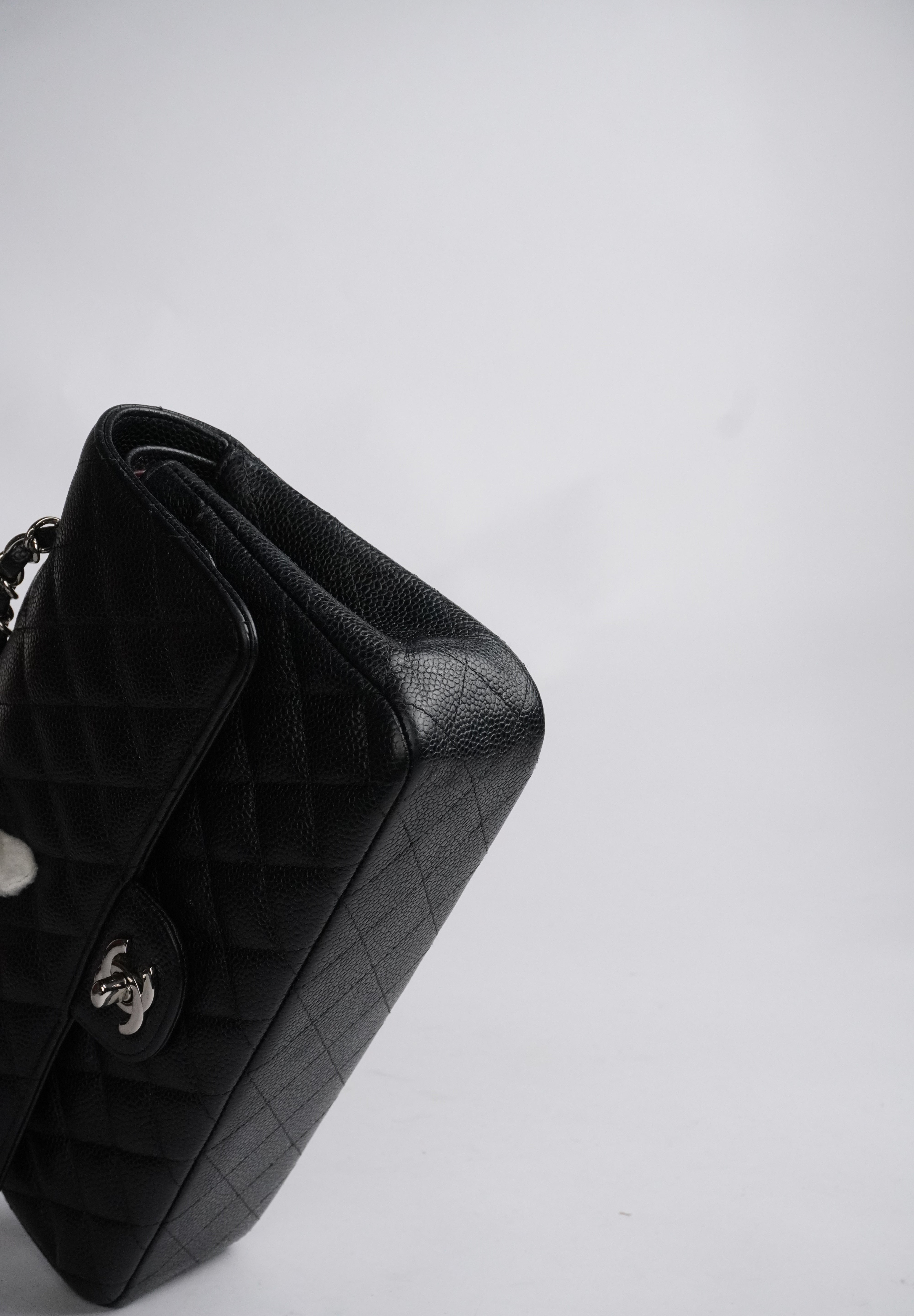 Chanel Classic Double Flapbag Caviar Medium SHW