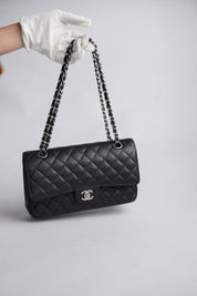 Chanel Classic Double Flapbag Caviar Medium SHW