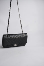 Chanel Classic Double Flapbag Caviar Medium SHW