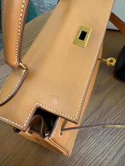Kelly 28 Box Calf Natural