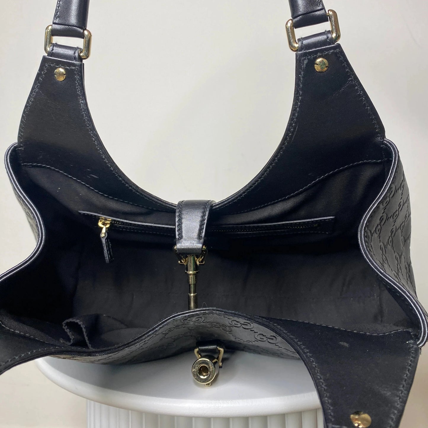 Gucci Jackie Guccissima Leer