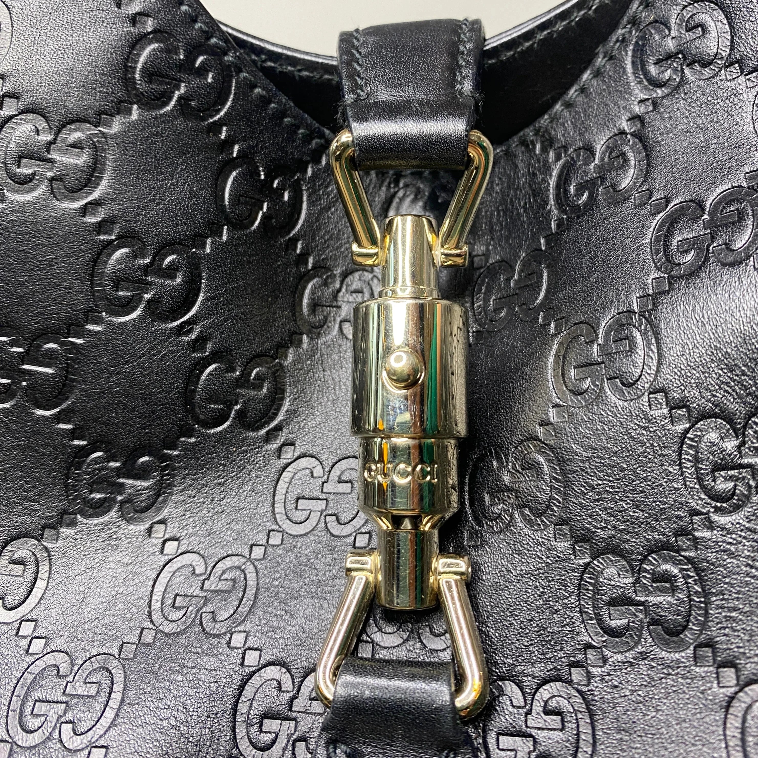 Gucci Jackie Guccissima Leer