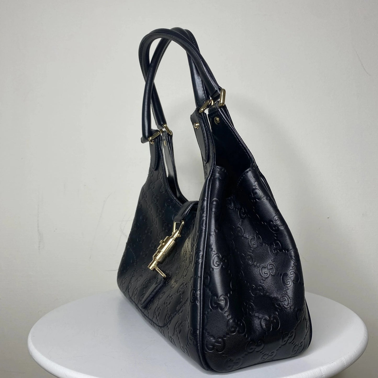 Gucci Jackie Guccissima Leer