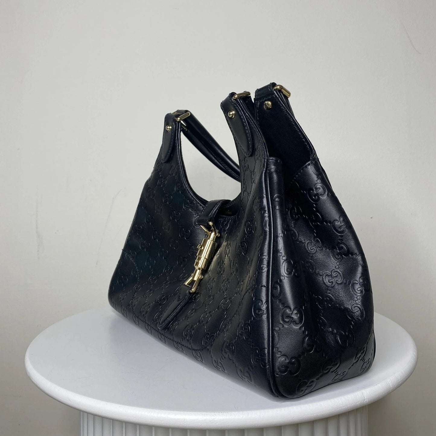 Gucci Jackie Guccissima Leer