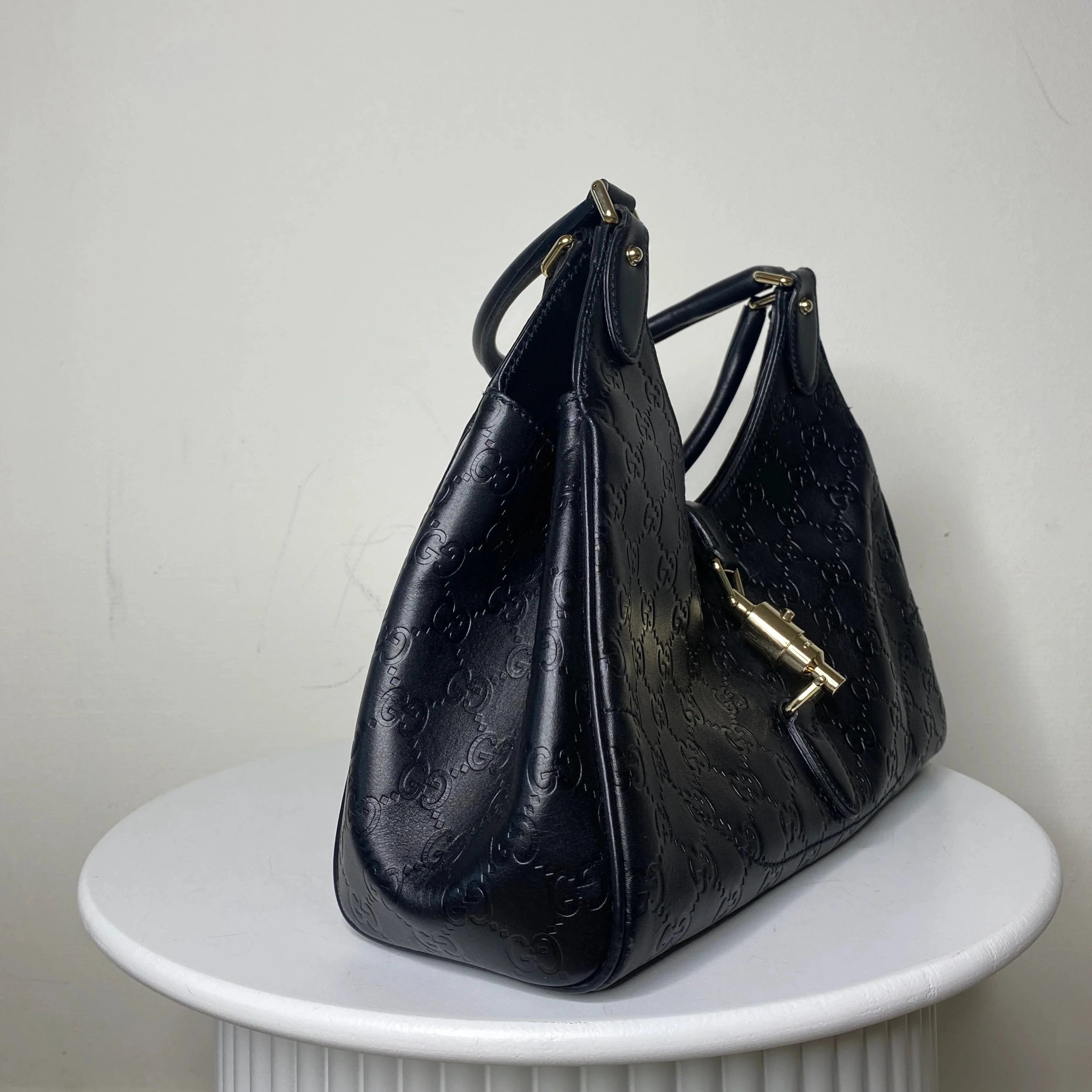 Gucci Jackie Guccissima Leer