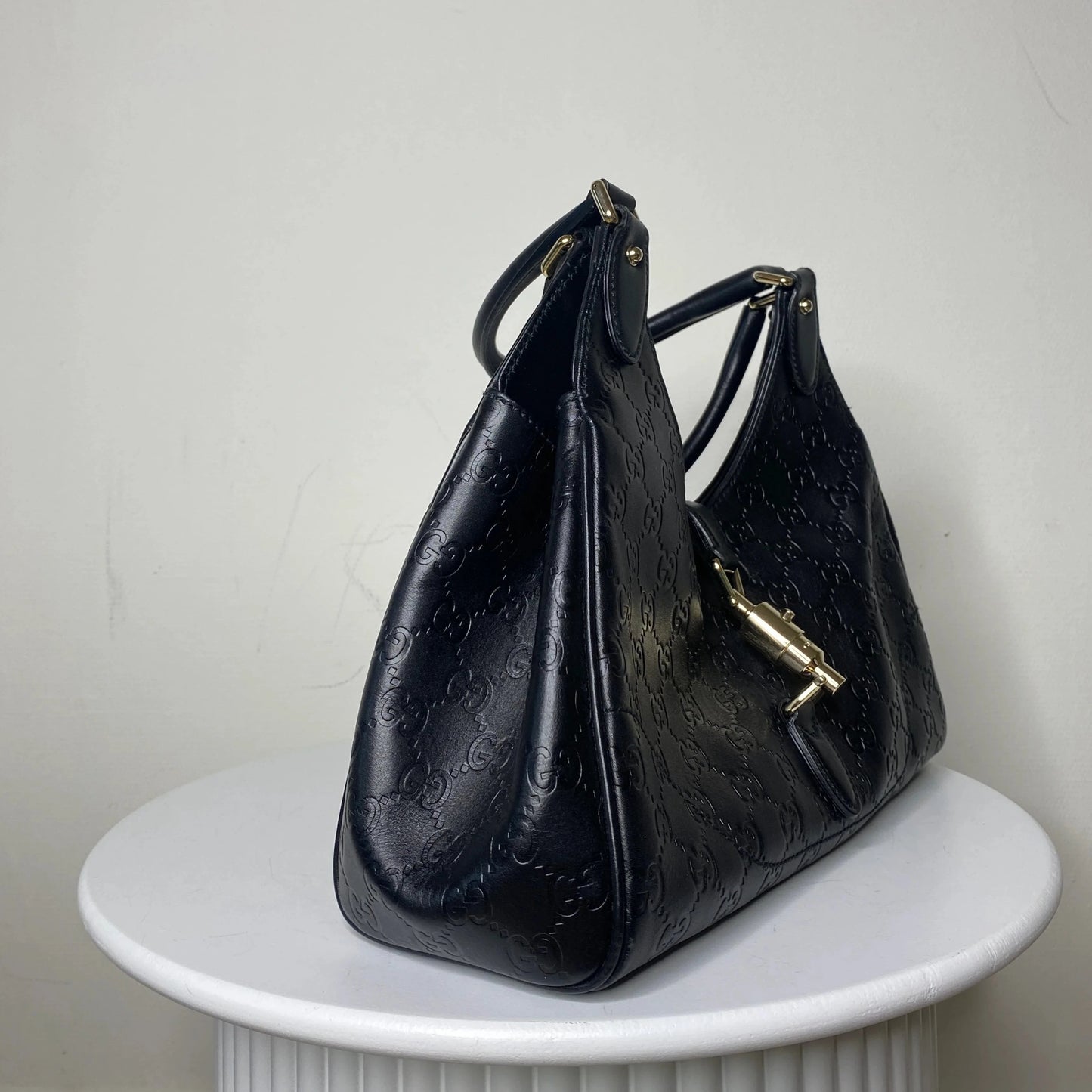 Gucci Jackie Guccissima Leer