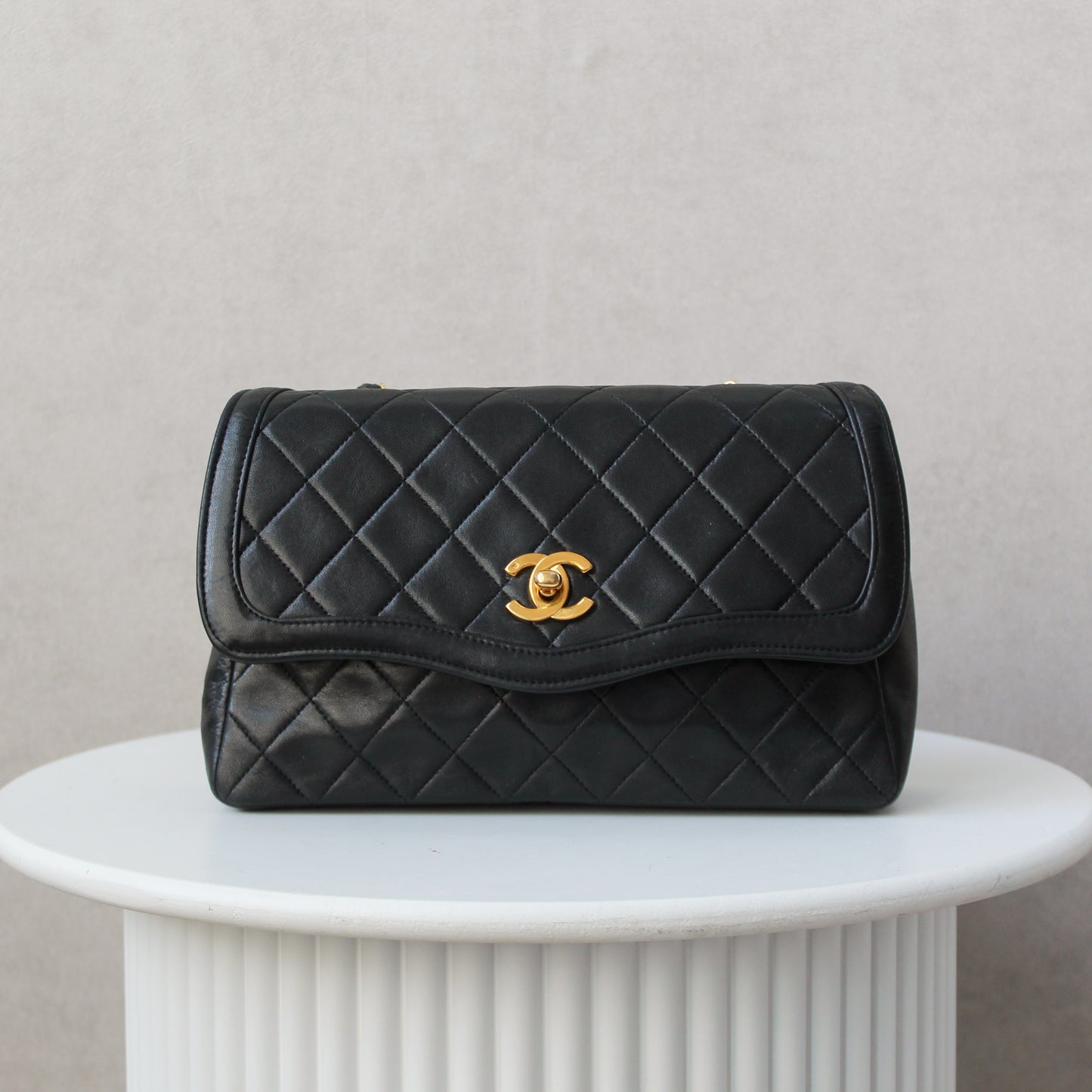 Chanel Crossbody Single Flap + Portemonnee 24k ghw (1989-1991)