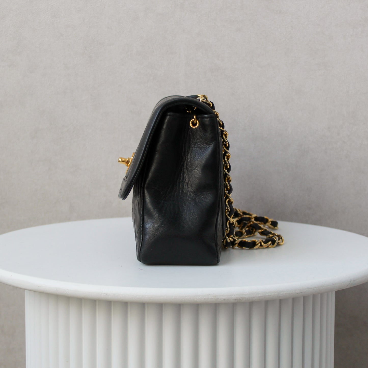 Chanel Crossbody Single Flap + Portemonnee 24k ghw (1989-1991)