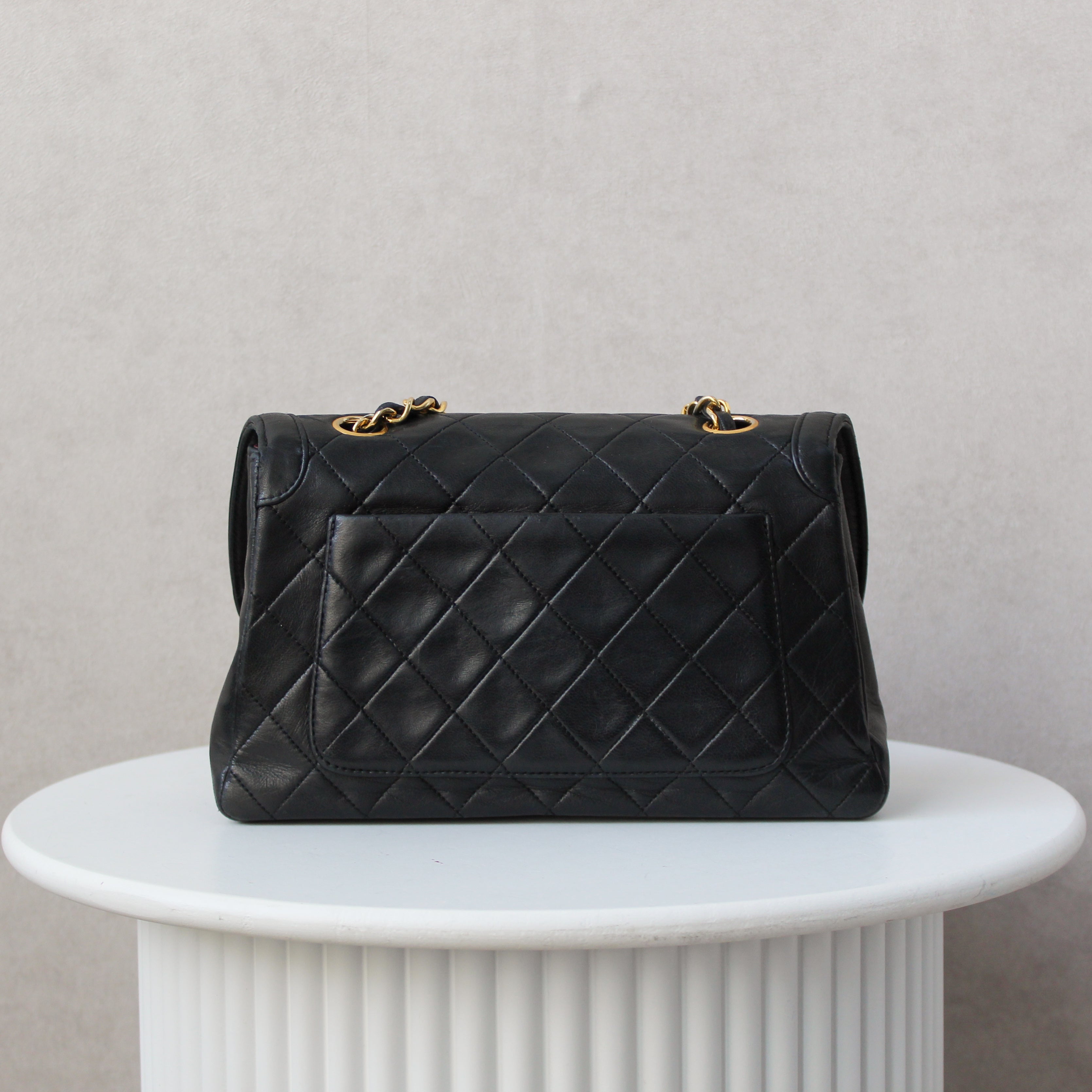 Chanel Crossbody Single Flap + Portemonnee 24k ghw (1989-1991)