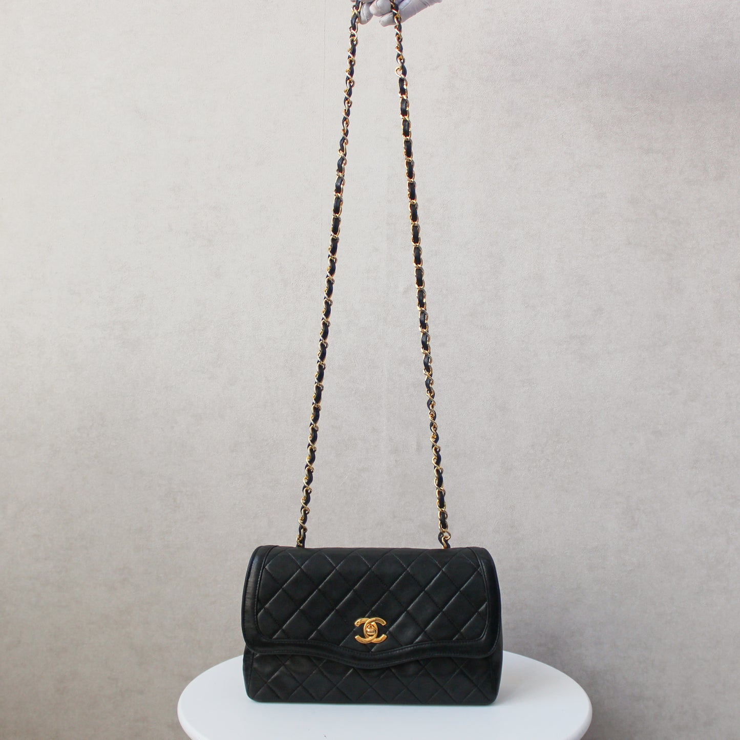 Chanel Crossbody Single Flap + Portemonnee 24k ghw (1989-1991)