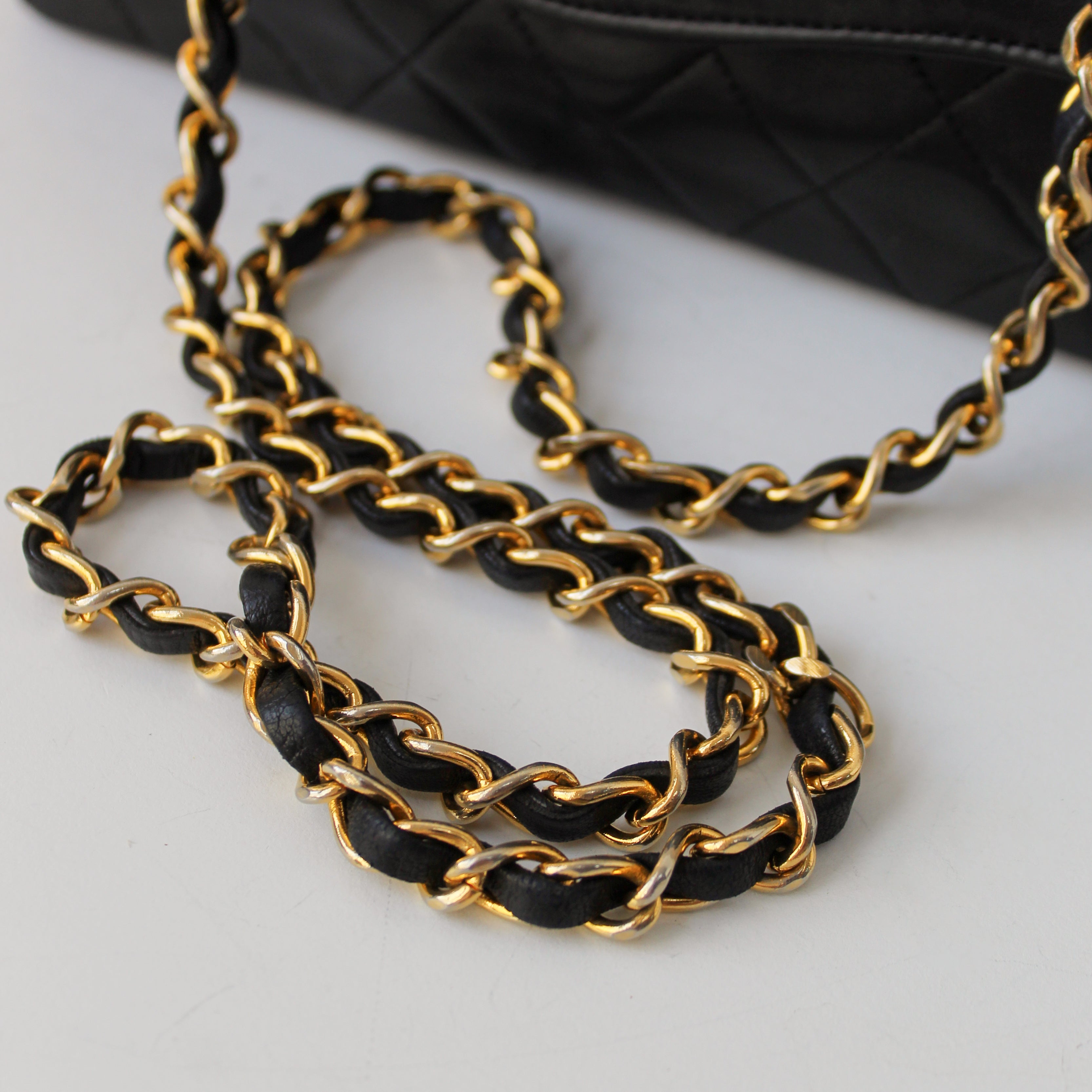 Chanel Crossbody Single Flap + Portemonnee 24k ghw (1989-1991)