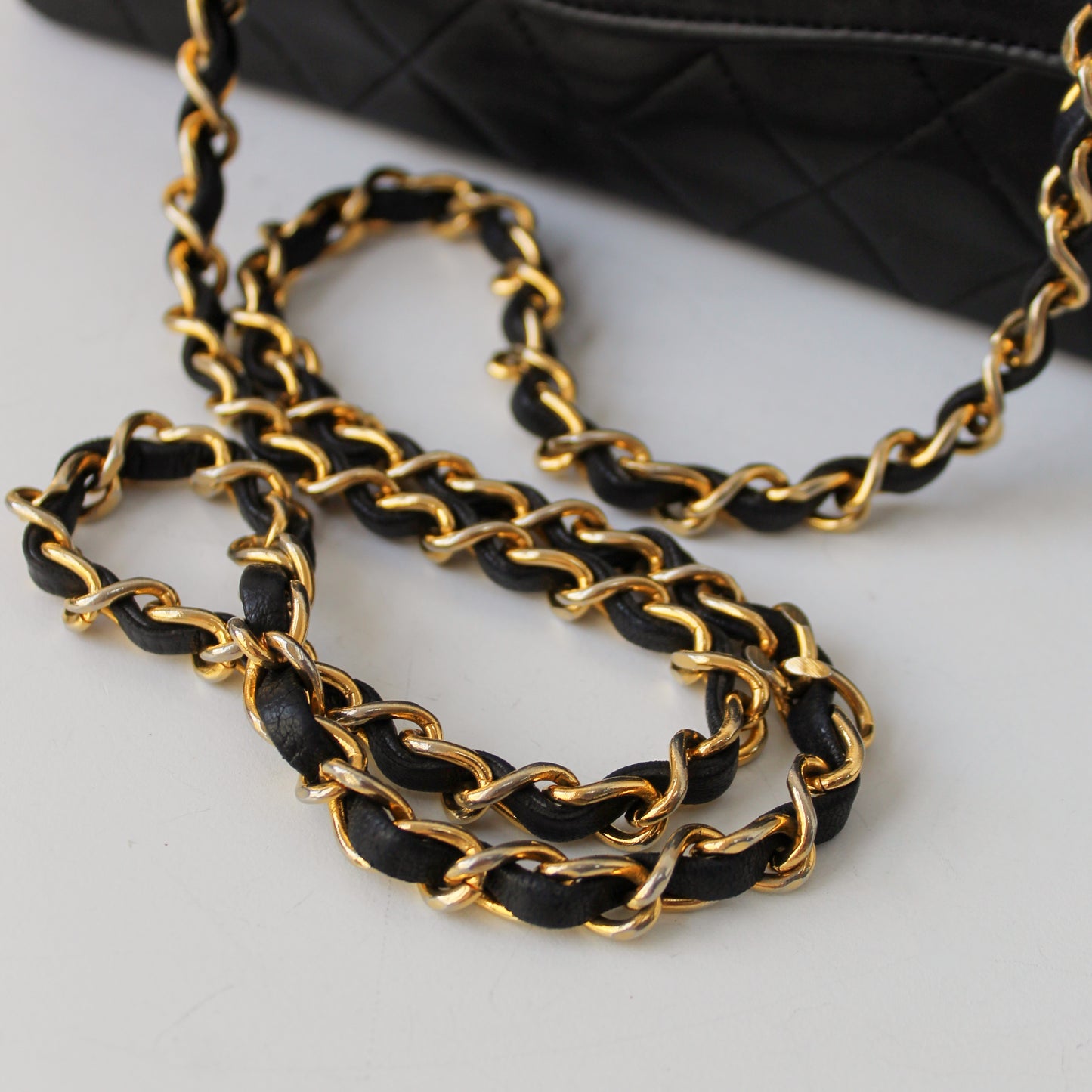 Chanel Crossbody Single Flap + Portemonnee 24k ghw (1989-1991)