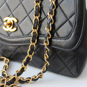 Chanel Crossbody Single Flap + Portemonnee 24k ghw (1989-1991)