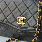 Chanel Crossbody Single Flap + Portemonnee 24k ghw (1989-1991)