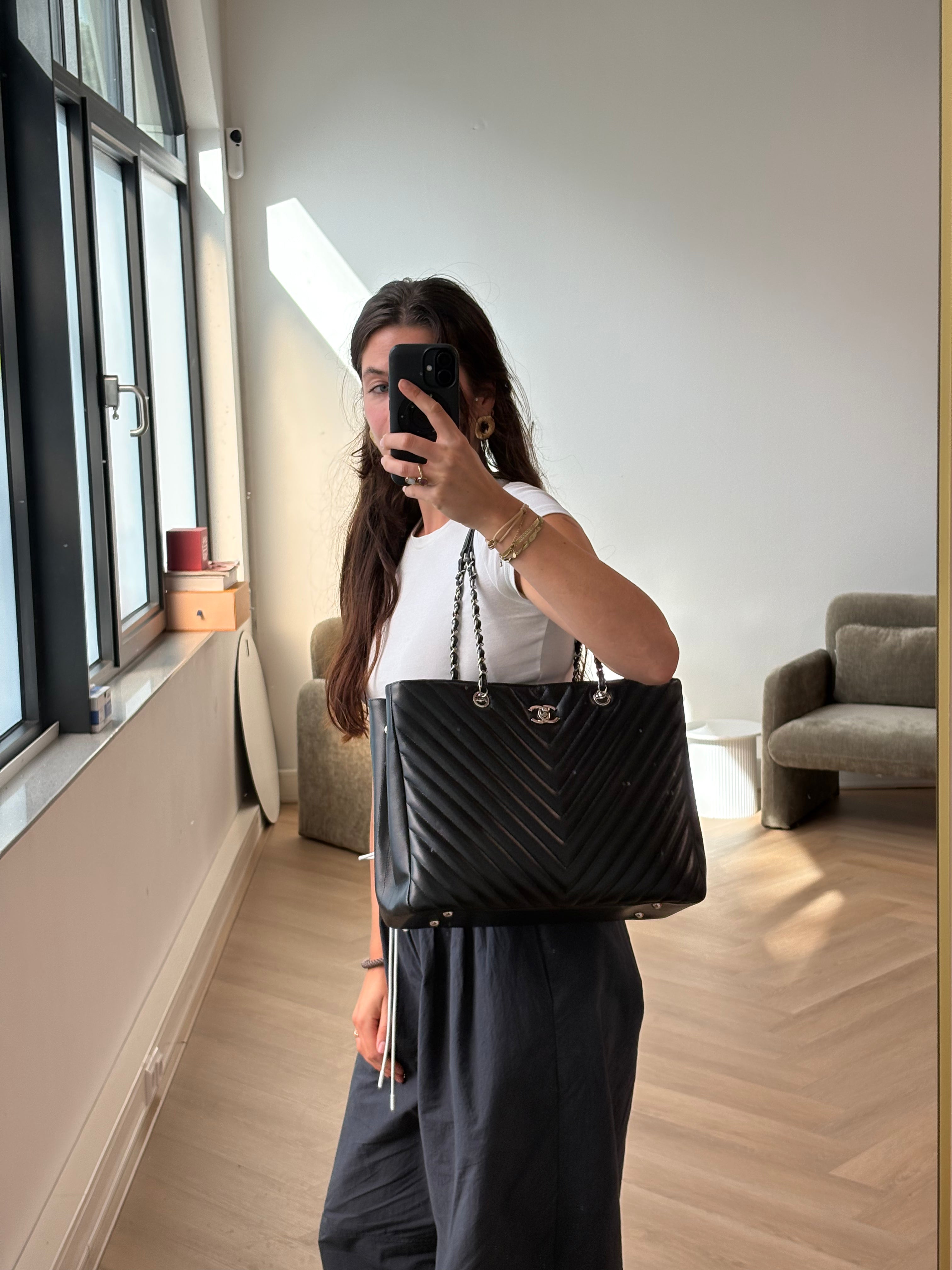 Chanel Chevron Tote