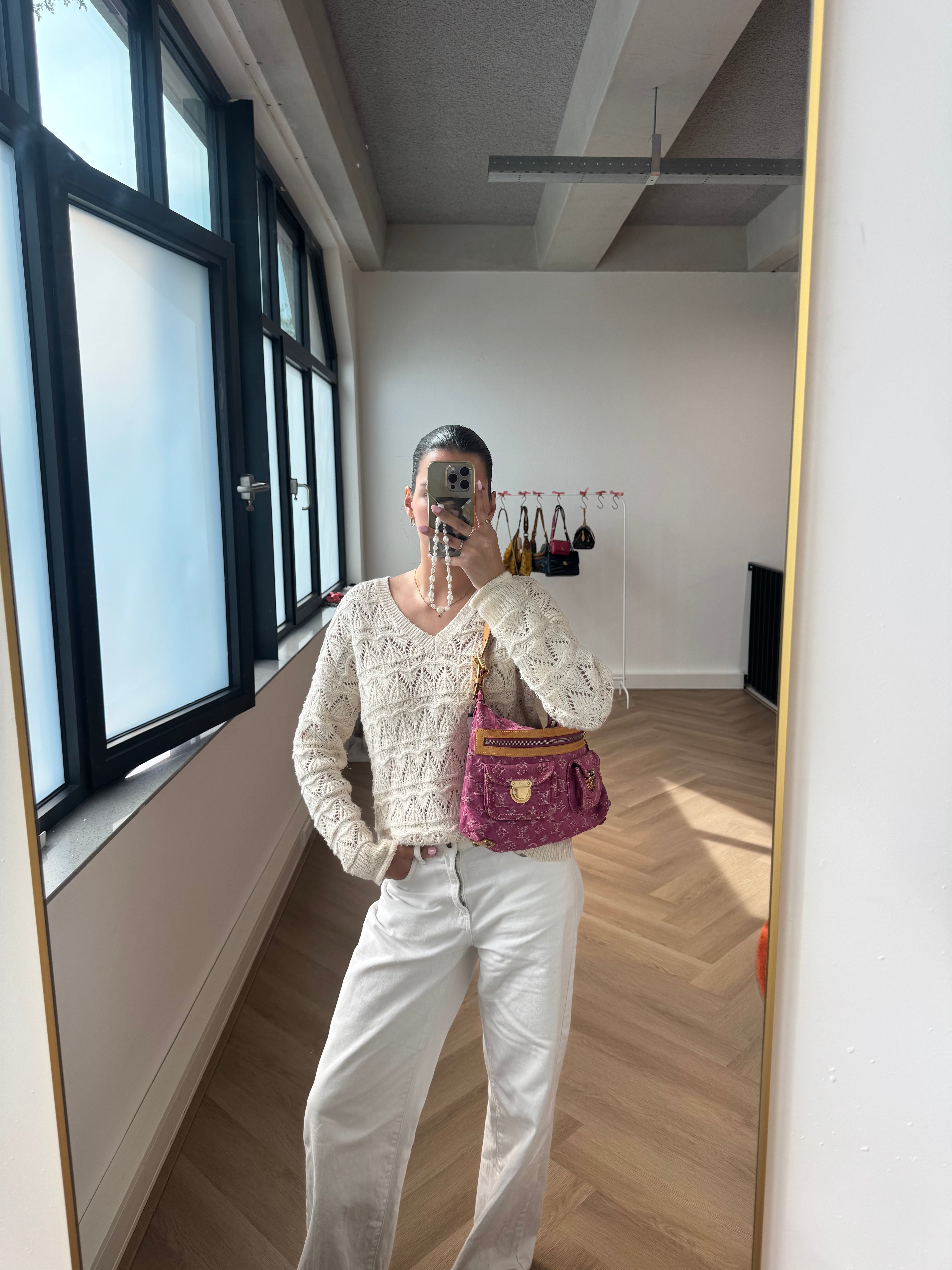 Louis Vuitton Denim Baggy Pink (2006)